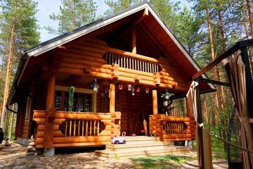 Фото номера Коттедж с сауной Дома для отпуска Kettu Holl Cottage г. Тайпалсаари 51