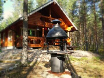 Фото номера Коттедж с сауной Дома для отпуска Kettu Holl Cottage г. Тайпалсаари 83