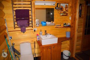Фото номера Коттедж с сауной Дома для отпуска Kettu Holl Cottage г. Тайпалсаари 68